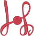 Alphabets Machine Embroidery Designs: JoliScript Font Uppercase H