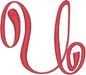 Alphabets Machine Embroidery Designs: JoliScript Font Uppercase U