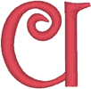 Alphabets Machine Embroidery Designs: Morgow Font Uppercase U