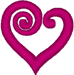 Machine Embroidery Designs: Swirly Heart
