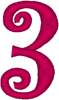 Machine Embroidery Designs: Curlz Alphabet 3