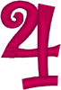 Machine Embroidery Designs: Curlz Alphabet 4