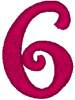 Machine Embroidery Designs: Curlz Alphabet 6