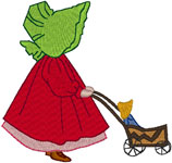 Machine Embroidery Designs: Sunbonnet Sue 10