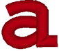 Alphabets Machine Embroidery Designs: Chisel Font Lowercase A
