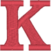 Machine Embroidery Designs: Greek Alphabet Kappa