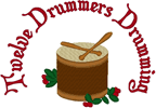 Machine Embroidery Designs: 12th Day of Christmas