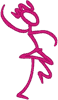 Machine Embroidery Designs: Stick Figure 1