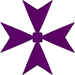 Christian Cross Embroidery Design - Maltese Cross #3