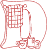 Redwork Machine Embroidery Designs: D