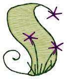 Alphabets Machine Embroidery Designs: Cute Alphabet Lowercase S