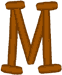 Alphabets Machine Embroidery Designs: Boys Are Gross Alphabet Uppercase M