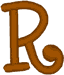 Alphabets Machine Embroidery Designs: Boys Are Gross Alphabet Uppercase R