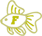 Alphabets Machine Embroidery Designs: Fishy Alphabet F