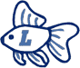 Alphabets Machine Embroidery Designs: Fishy Alphabet L