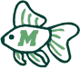 Alphabets Machine Embroidery Designs: Fishy Alphabet M