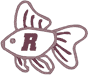 Alphabets Machine Embroidery Designs: Fishy Alphabet R