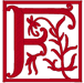 Machine Embroidery Designs: Ornate Alphabet F