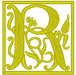 Machine Embroidery Designs: Ornate Alphabet R