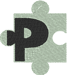 Alphabets Machine Embroidery Designs: Puzzle Alphabet P