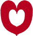 Alphabets Machine Embroidery Designs: Hearts Alphabet O